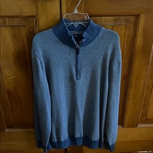Vineyard Vines Blue Zip Up Sweater